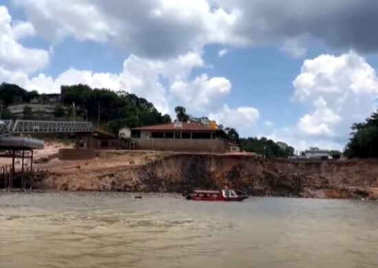 Manacapuru tem novo deslizamento - Foto: Reprodução/TV Norte