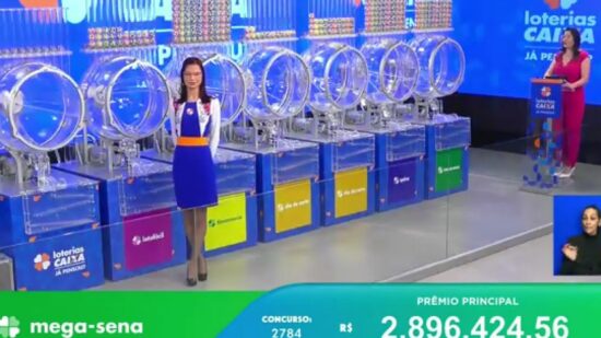 Mega-Sena 2784: sem vencedor, prêmio acumula e vai para R$ 25 milhões. Foto: Reprodução Canal Youtube Caixa