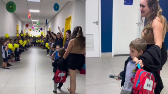 VÍDEO: Menino de 4 anos que venceu câncer é recebido com festa por amigos em retorno para escola. Foto: Reprodução Instagram/@maltaconfeitaria