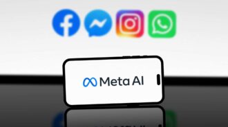 IA da Meta é integrado ao Instagram, Facebook e WhatsApp. Foto: Reprodução/Shutterstock