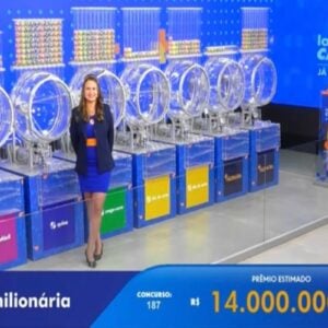 +Milionária 187: sem vencedor, prêmio acumula em R$ 15 milhões