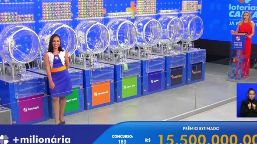 +Milionária 189: sem vencedor, prêmio acumula em R$ 16,5 milhões. Foto: Reprodução Canal Youtube Caixa