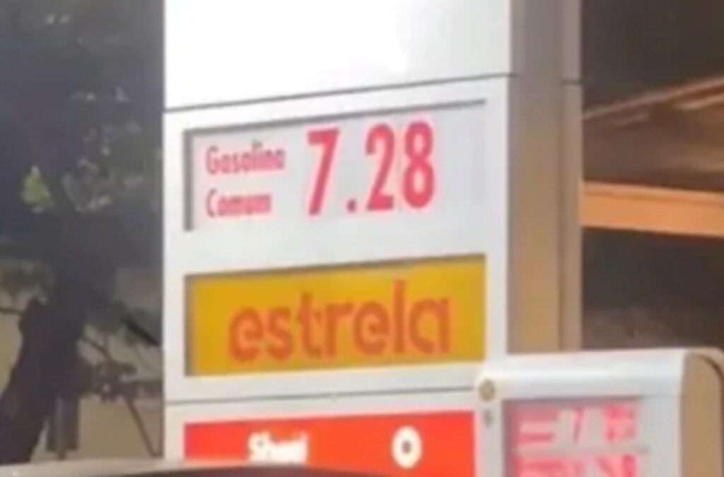 Preço da gasolina em Porto Velho (RO) atinge R$ 7,28. Foto: Reprodução Internet