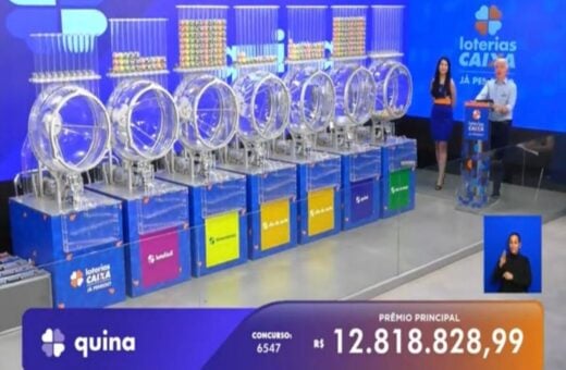 Quina 6547: uma aposta acerta e ganha R$ 12 milhões