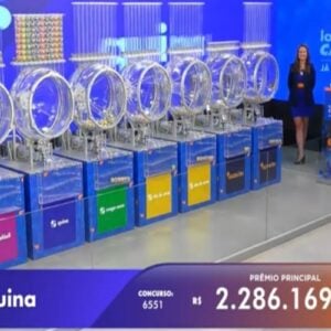 Quina 6551: sem vencedor, prêmio acumula em R$ 3,3 milhões