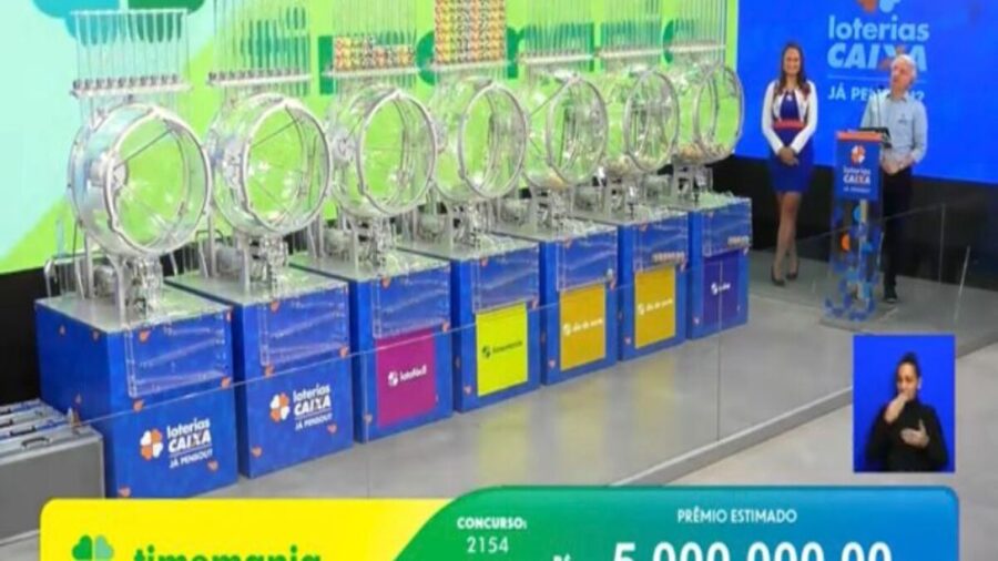 Timemania 2154: sem vencedor, prêmio atinge R$ 5,5 milhões