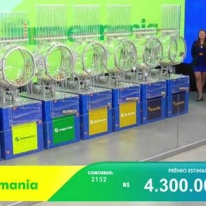 Timemania 2152: sem vencedor, prêmio atinge R$ 4,6 milhões. Foto: Reprodução Canal Youtube Caixa