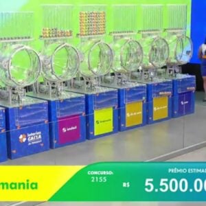 Timemania 2155: sem vencedor, prêmio atinge R$ 5,8 milhões. Foto: Reprodução Canal Youtube Caixa