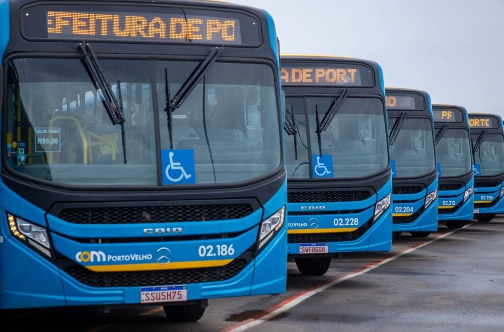 Transporte coletivo será gratuito no 1º turno das eleições em Porto Velho. Foto: Prefeitura de Porto Velho/Divulgação