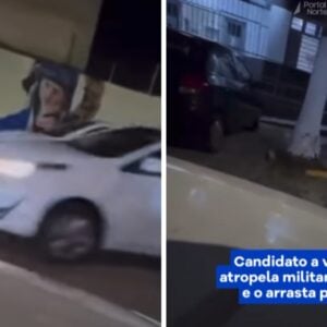 Petista é atropelado em manifestação - Foto: Reprodução