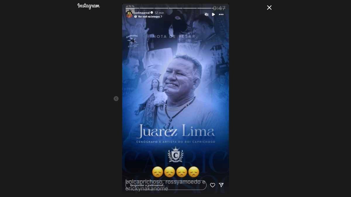 Juarez Lima trabalhou com a Joelma - Foto: Reprodução/Instagram