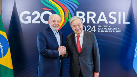 G20: Lula tem o 1ª encontro bilateral com secretário-geral da ONU