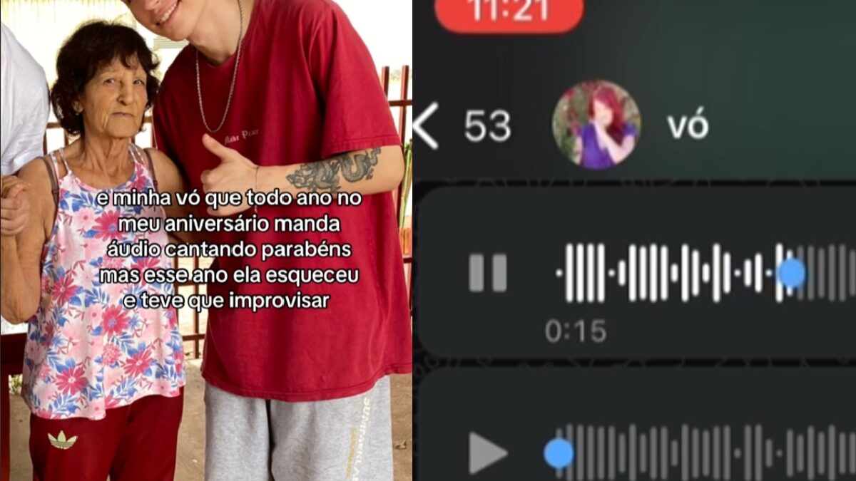 VÍDEO: avó celebra aniversário do neto de forma inusitada após esquecer a data. Foto: TikTok / @nobares