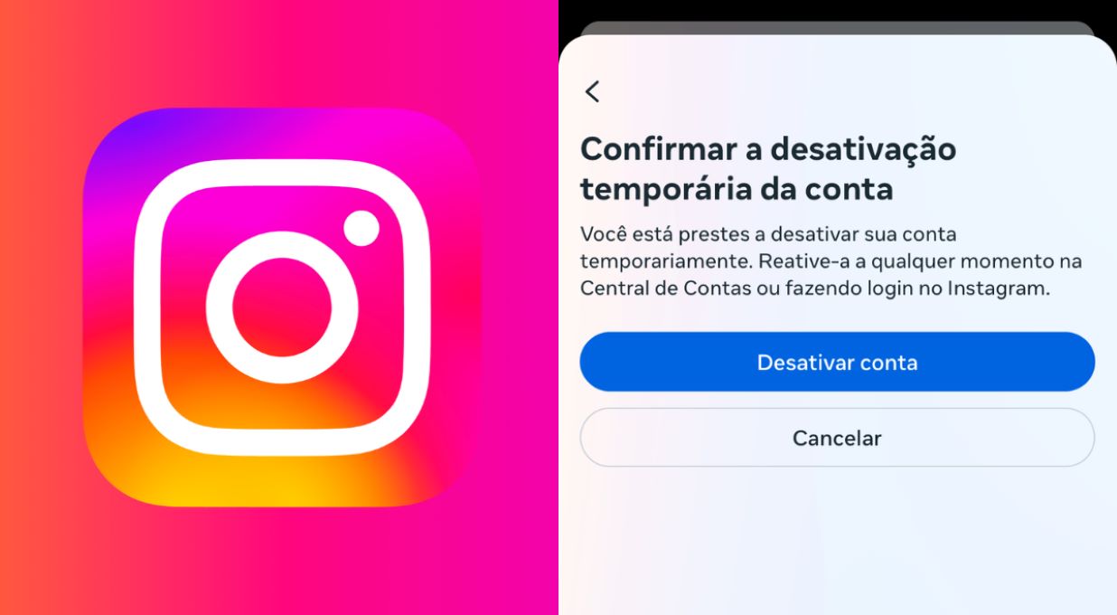 instagram desativar