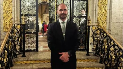 Eduardo Bolsonaro posou em Mar-a-lago, resort de luxo de Trump - Foto: Reprodução/Instagram