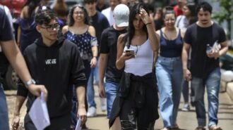 Candidatos realizaram os exames de linguagens, ciências humanas e redação - Foto: Marcelo Camargo/Agência Brasil