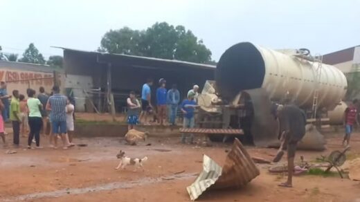 A explosão de um tanque na cidade de Vilhena resultou na morte de um adolescente - Foto: Reprodução