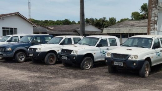 Carros disponíveis no leilão da Embrapa em Roraima. Reprodução Imagem/Ascom Embrapa