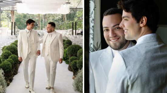 Gkay, Franciny Elkhe e Viih Tube eram madrinhas do casamento de Lucas Rangel. Reprodução: Imagem/Redes sociais