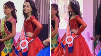 A campeã do Miss Brasil Beleza Brasileira 2024 na categoria infantil é roraimense. Reprodução: Foto/Redes sociais