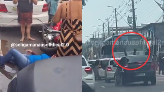 motorista bêbado acidente Manaus