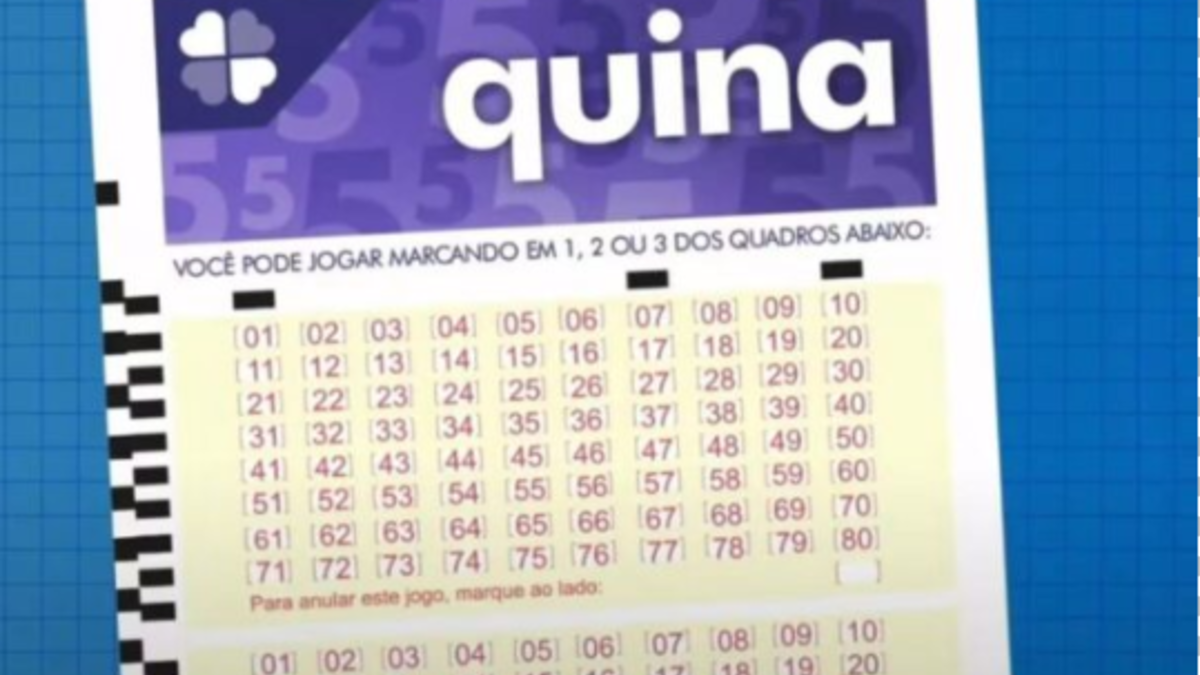 Quina de hoje, terça-feira (31/12), concurso 6620. Foto: Arquivo Portal Norte