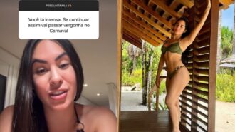 Isabelle Nogueira é chamada de “gorda” por seguidor no Instagram - Foto: Reprodução/Instagram