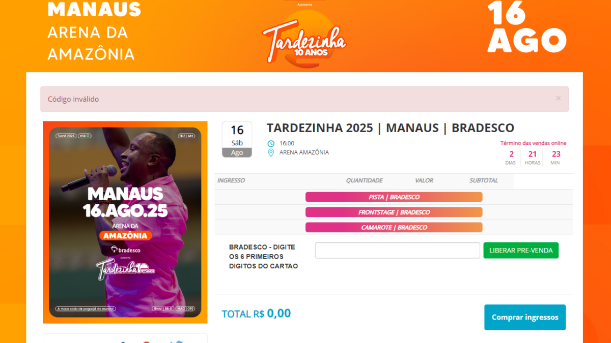 Thiaguinho em Manaus 2025 - Foto: Reprodução