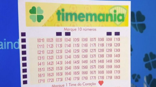 Timemania de hoje, terça-feira (26/11), concurso 2172; prêmio chega a R$ 11,8 milhões. Foto: Arquivo Portal Norte