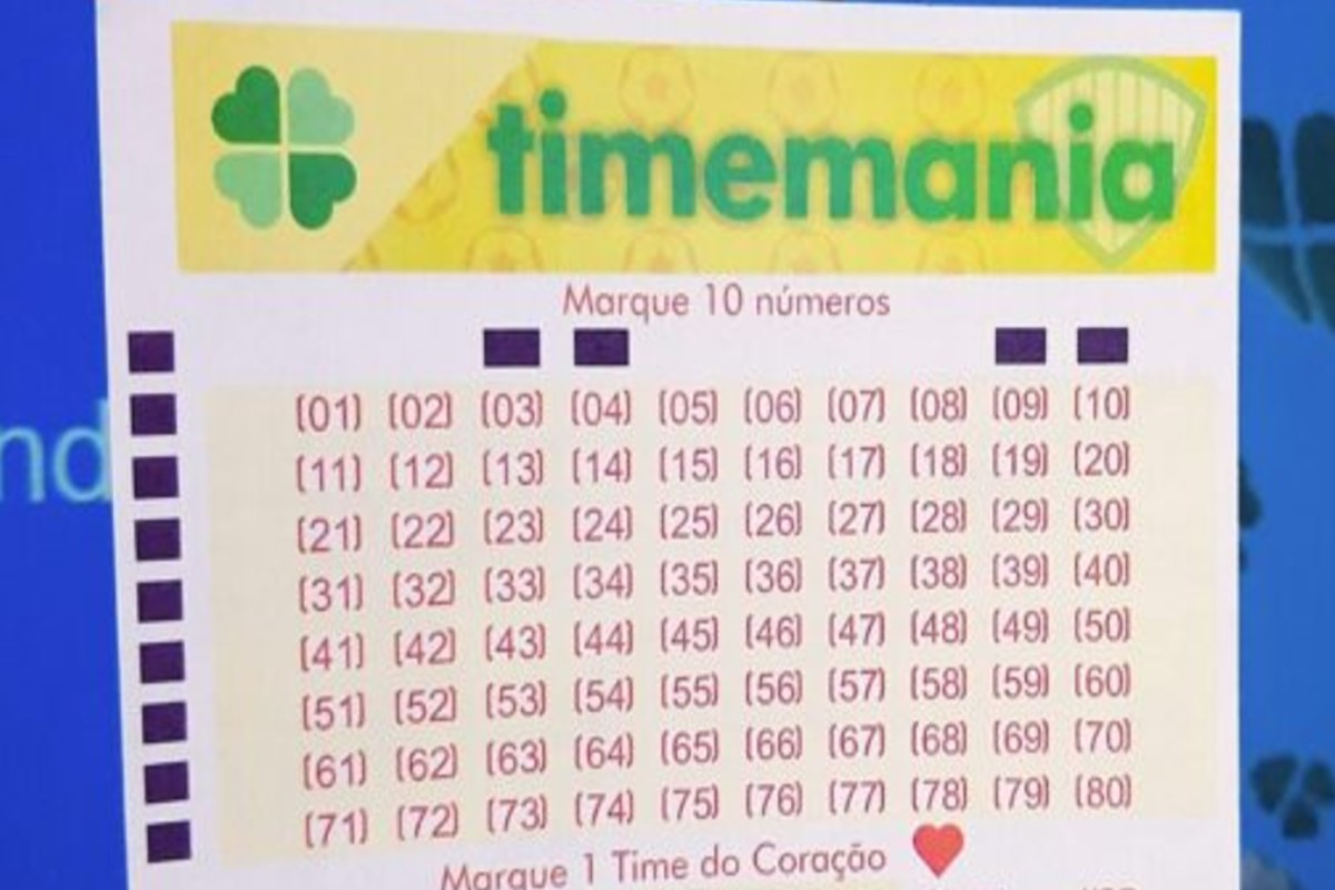 Timemania 2172: sem vencedor, prêmio atinge R$ 12 milhões. Foto: Arquivo Portal Norte