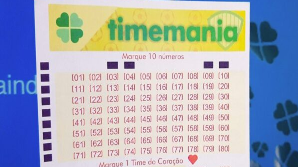 Timemania de hoje, terça-feira (24/12), concurso 2184. Foto: Arquivo Portal Norte