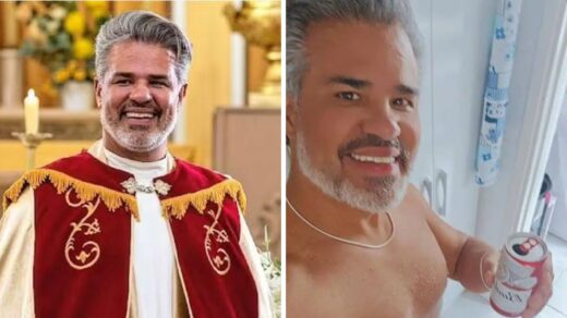 Vazam fotos de padre completamente nu - Foto: Reprodução/Redes sociais