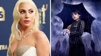 Segunda temporada de Wandinha terá participação da cantora Lady Gaga. Reprodução: Foto/Redes sociais