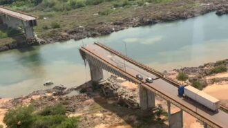 A criação da balsa entre os município de Aguiarnópolis (TO) e Estreito (MA) pretende assegurar a mobilidade da população e o escoamento de produtos - Foto: PM/Governo do Tocantins