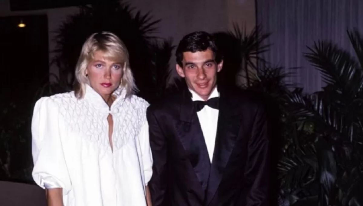 Xuxa e Ayrton Senna ficaram juntos por dois anos Imagem: Patrick SICCOLI/Gamma-Rapho via Getty Images