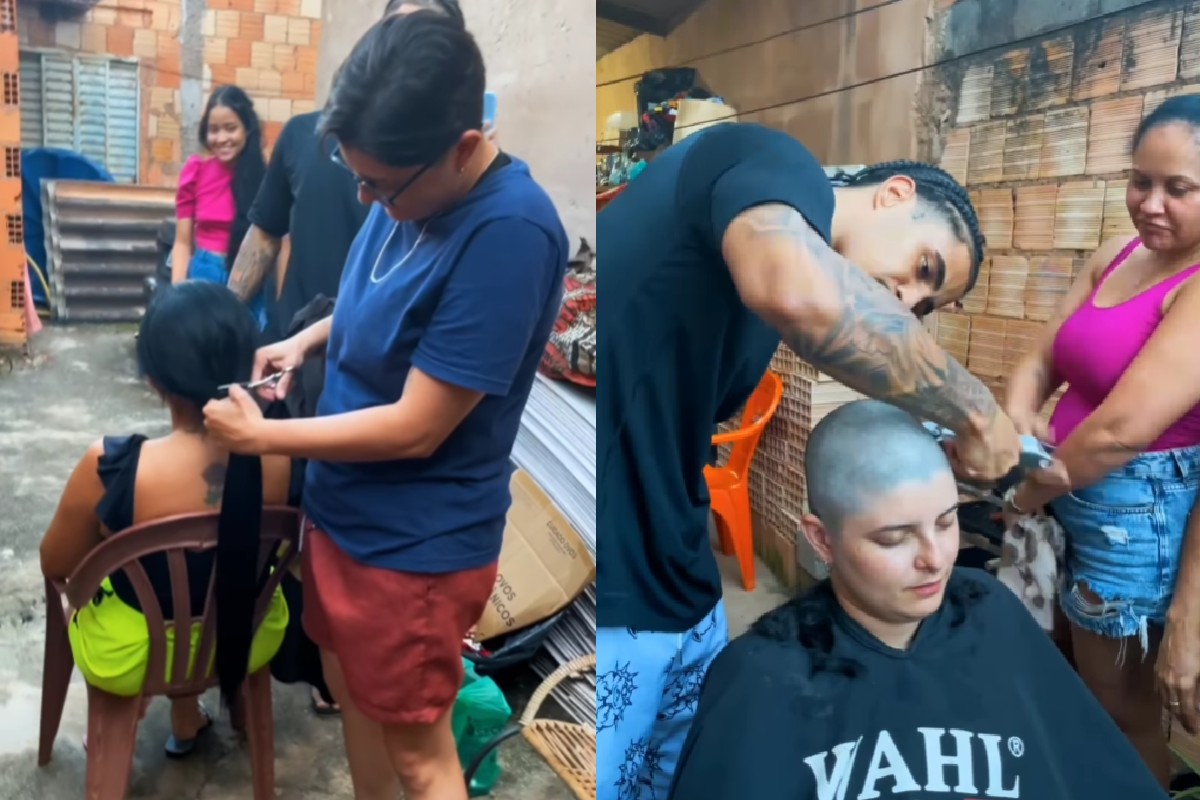 VÍDEO: mulher em tratamento contra câncer é surpreendida ao família raspar cabelo. Foto: @alicevargasg