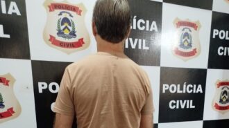 Além da prisão em flagrante por documentação falsa, a equipe da Polícia Civil do Tocantins deu cumprimento ao mandado de prisão por homicídio que estava em aberto - Foto: Divulgação PCTO