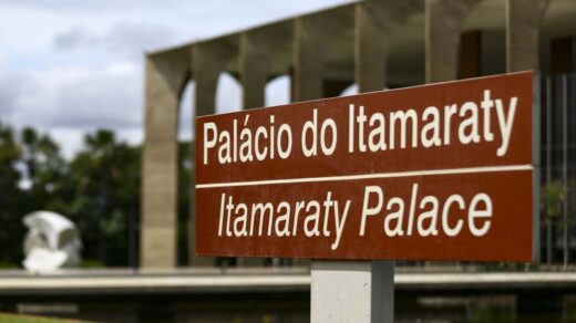 Fachada do Palácio do Itamaraty, em Brasília