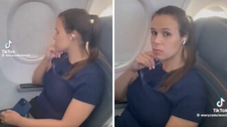 Mulher recusa ceder janela de avião para criança - Foto: Reprodução/Twitter