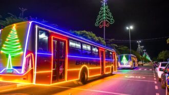 O Passeio de Expresso Natalino inicia nesta terça (3) em Boa Vista.