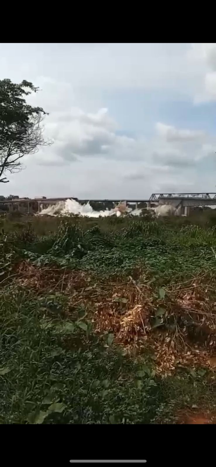 Vídeo registrou momento exato em que ponte cai sobre o Rio Tocantins - Foto: Divulgação