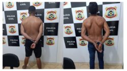 Homens de 33 e 44 anos foram presos horas após o crime - Foto: Divulgação PC-TO