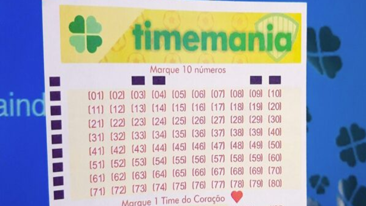 Timemania de hoje, quinta-feira (05/12), concurso 2176; prêmio chega a R$ 13,3 milhões. Foto: Arquivo Portal Norte