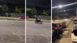 Jovem causa acidente em Manaus e momento é registrado em vídeo - Foto: Reprodução/Instagram