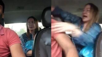 motorista uber agredido passageira