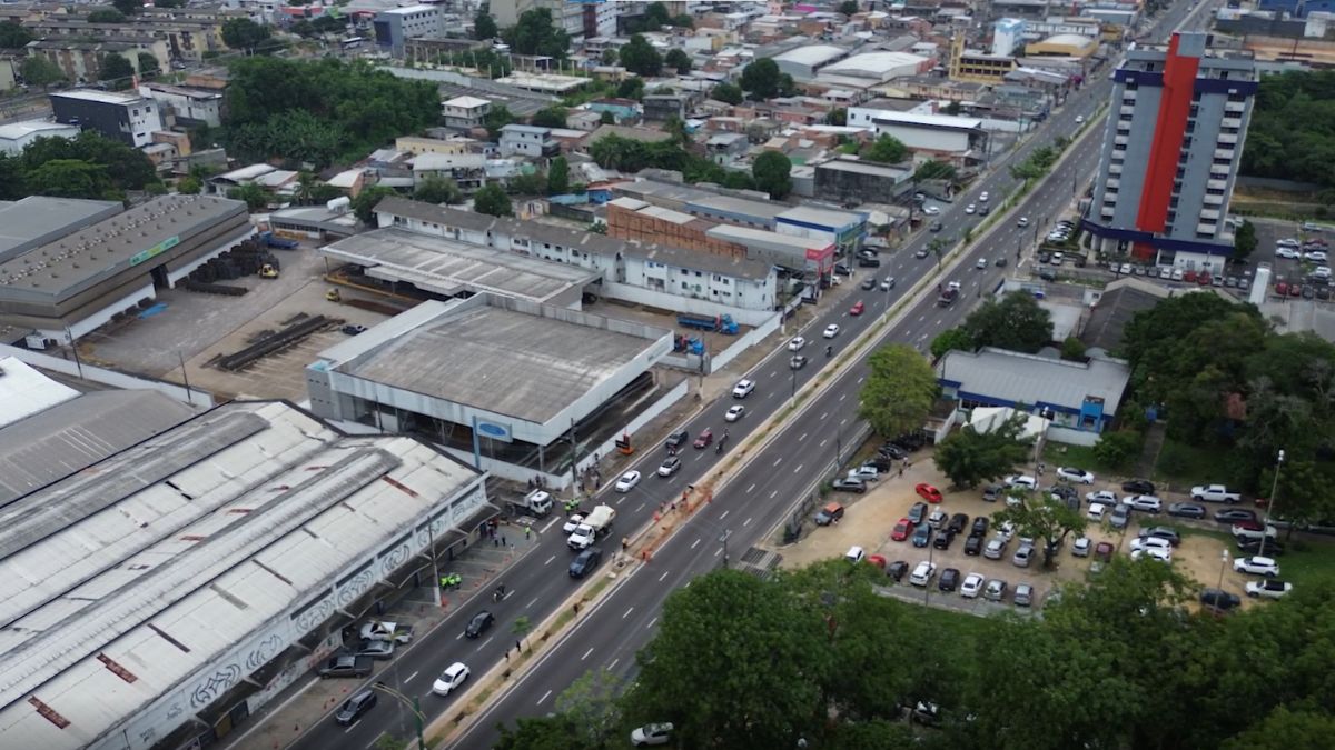 Alterações e intervenções em avenidas de Manaus