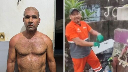 Suspeito de matar gari a facadas em Manaus é preso