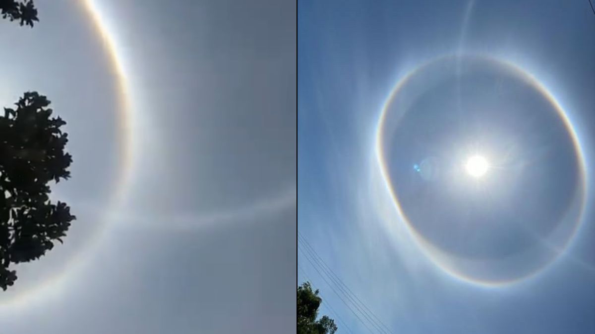 Moradores de Rorainópolis se assustam com círculo ao redor do sol.