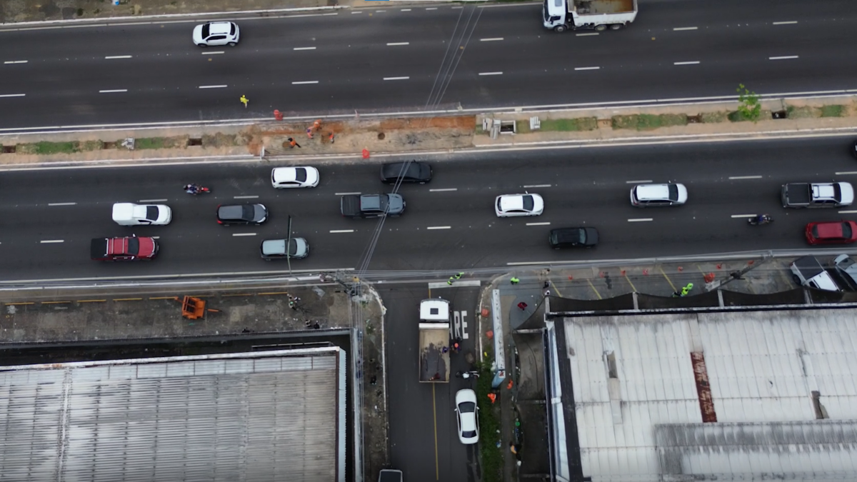 Alterações e intervenções em avenidas de Manaus