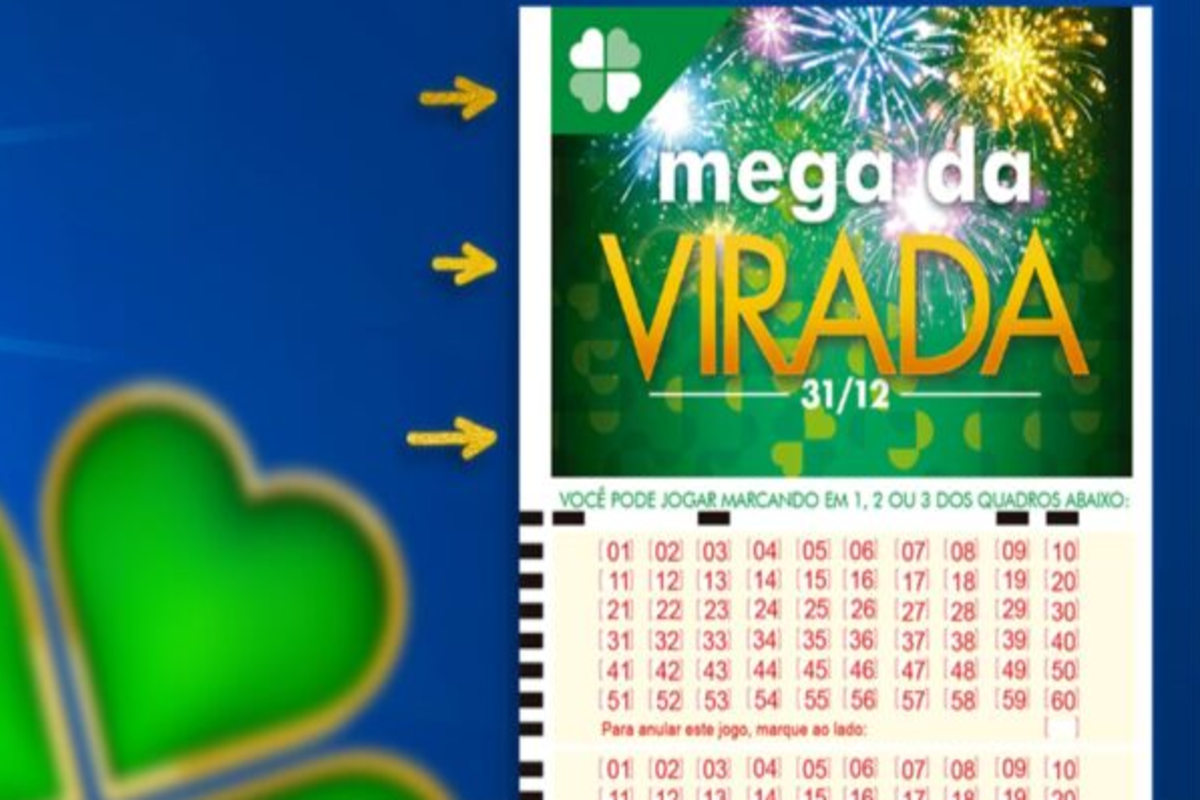 Mega da Virada (31/12): 8 apostas acertam e ganham R$ 79 milhões cada. Foto: Arquivo Portal Norte